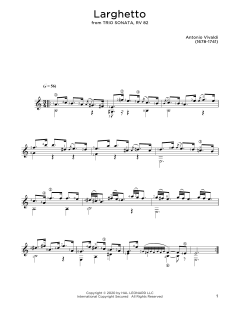Larghetto von Antonio Vivaldi (Download) 