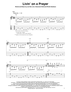 Livin' On A Prayer von Bon Jovi (Download) 