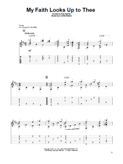 My Faith Looks Up To Thee von Lowell Mason (Download) 
