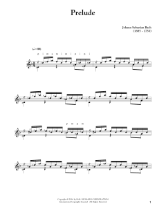 Prelude von Johann Sebastian Bach (Download) 