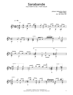 Sarabande von Johann Sebastian Bach (Download) 