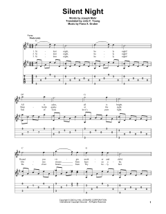 Silent Night von Joseph Franz Mohr (Download) 