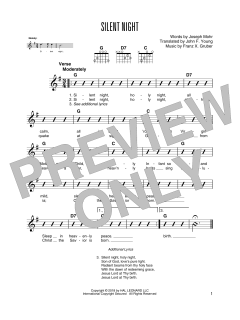 Silent Night von Joseph Franz Mohr (Download) 