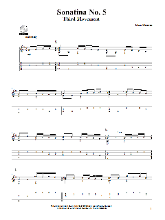 Sonatina in G, Op.36 #5 von Muzio Clementi (Download) 