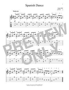 Spanish Dance von John Hill (Download) 