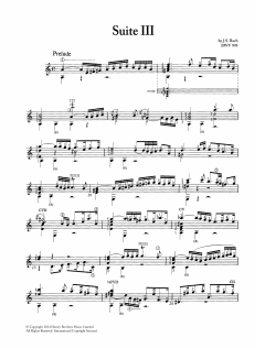 Suite In Gm BWV 995 von Johann Sebastian Bach (Download) 