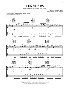 Ten Years von Dominic Miller (Download) 