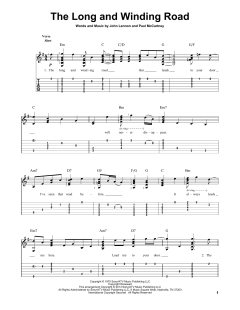 The Long And Winding Road von John Lennon (Download) 