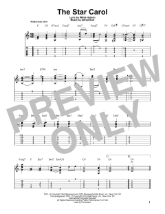 The Star Carol von Alfred Burt (Download) 