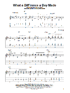 What A Diff'rence A Day Made von Stanley Adams (Download) 