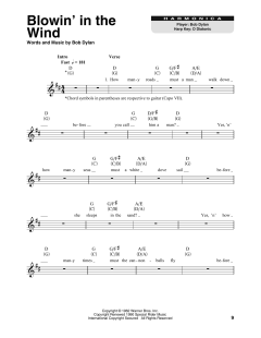 Blowin' In The Wind von Bob Dylan (Download) 