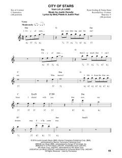 City Of Stars von Benj Pasek (Download) 