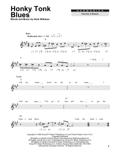 Honky Tonk Blues von Hank Williams (Download) 