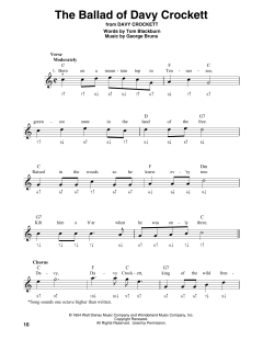 The Ballad Of Davy Crockett von Fess Parker (Download) 