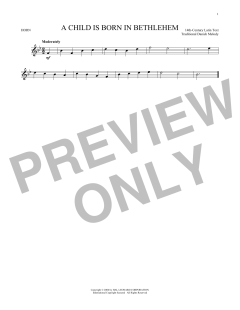 A Child Is Born In Bethlehem von Nicolai F.S. Grundtvig (Download) 