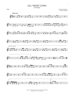 All Night Long von Lionel Richie (Download) 
