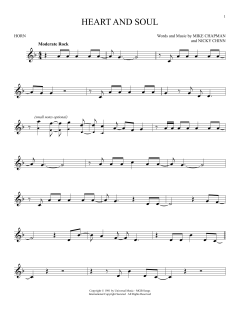 Heart And Soul von Huey Lewis (Download) 