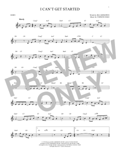 I Can't Get Started von Ira Gershwin (Download) 