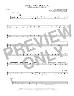 I Will Wait For You von Michel Legrand (Download) 