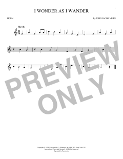 I Wonder As I Wander (Download) 
