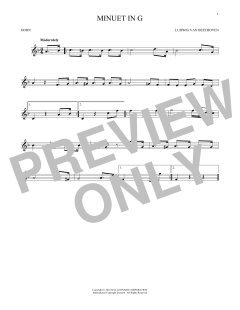 Minuet In G (Download) 