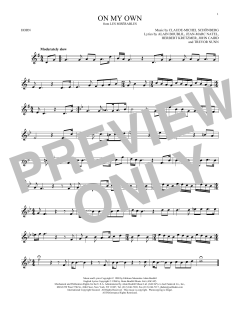 On My Own von Herbert Kretzmer (Download) 