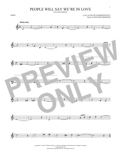 People Will Say We're In Love von Richard Rodgers (Download) 