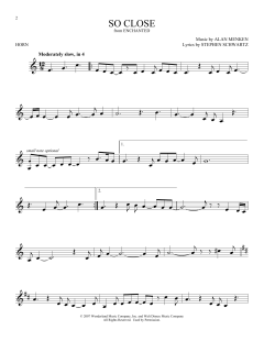 So Close von Alan Menken (Download) 