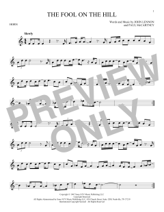 The Fool On The Hill von The Beatles (Download) 