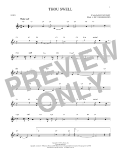 Thou Swell von Richard Rodgers (Download) 