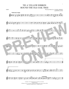 Tie A Yellow Ribbon Round The Ole Oak Tree von Irwin Levine (Download) 