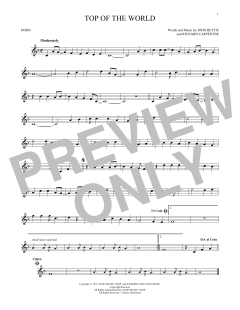 Top Of The World von The Carpenters (Download) 