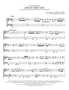 (Everything I Do) I Do It For You von Bryan Adams (Download) 