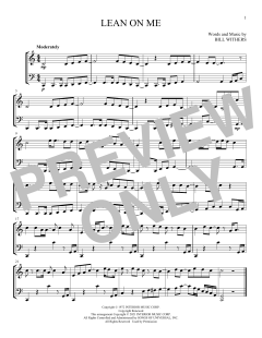 Lean On Me von Bill Withers (Download) 