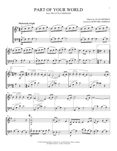 Part Of Your World von Howard Ashman (Download) 
