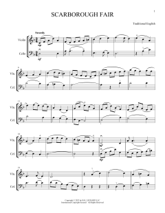 Scarborough Fair von Traditional English (Download) 