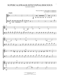 Supercalifragilisticexpialidocious von Robert Bernard Sherman (Download) 