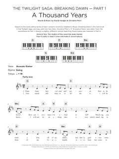 A Thousand Years von Christina Perri (Download) 