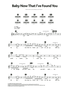 Baby, Now That I've Found You von The Foundations (Download) 