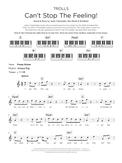 Can't Stop The Feeling von Justin Timberlake (Download) 