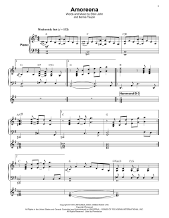 Amoreena von Elton John (Download) 