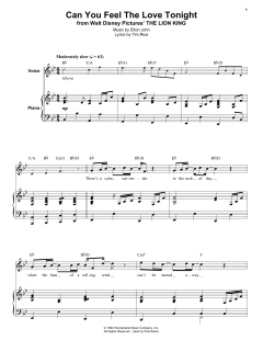 Can You Feel The Love Tonight von Elton John (Download) 