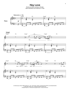 Hey Love von Stevie Wonder (Download) 