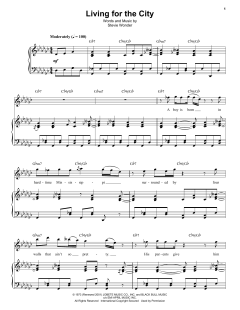Living For The City von Stevie Wonder (Download) 