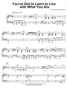 You've Got To Learn To Live With What You Are von Ben Folds (Download) 