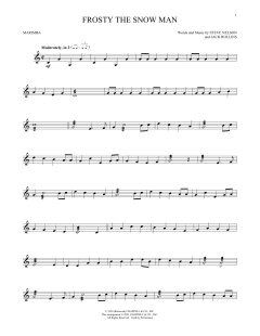 Frosty The Snow Man von Jack Rollins (Download) 