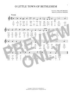 O Little Town Of Bethlehem von Lewis H. Redner (Download) 