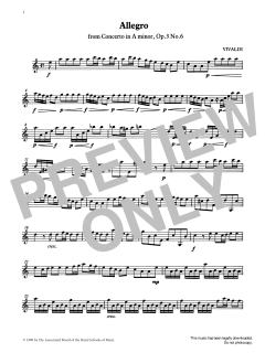 Allegro von Antonio Vivaldi (Download) 