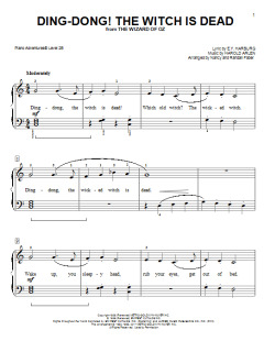 Ding-Dong! The Witch is Dead von Harold Arlen (Download) 