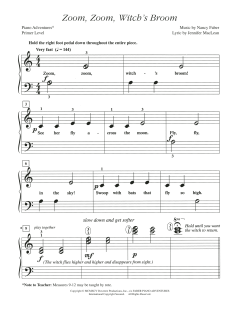 Zoom, Zoom, Witch's Broom von Nancy Faber (Download) 